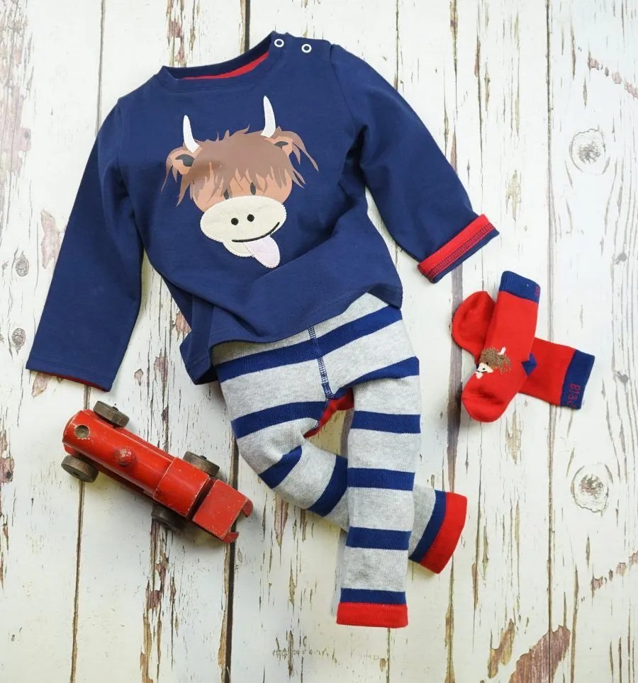 Blade & Rose Baby & Kids Top Bundle - Hamish Highland Cow