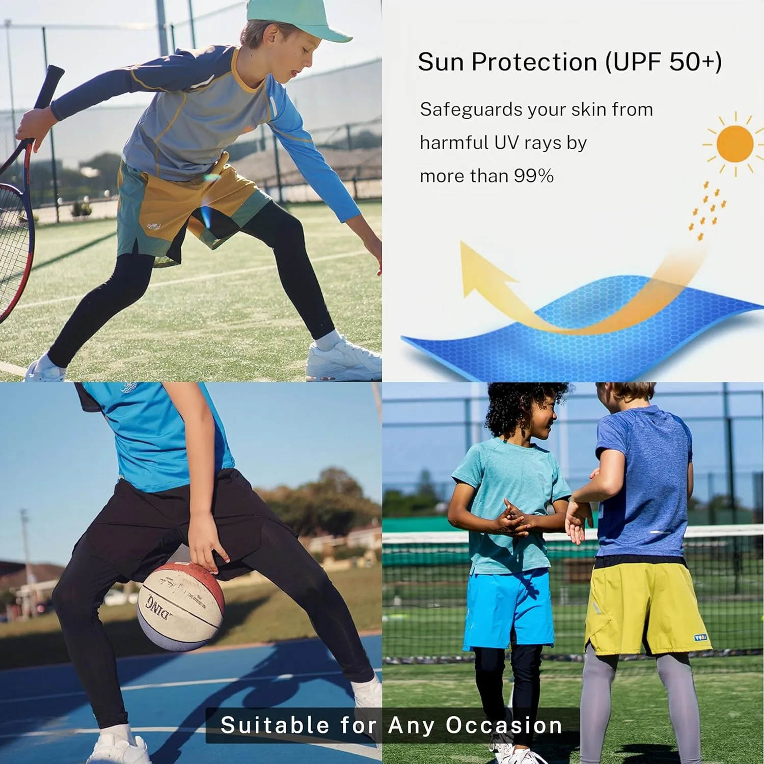 Boys Compression Shirt Short Sleeve Youth Athletic Undershirt Kids Quick Dry Athletic Base Layer T-Shirt for Sports