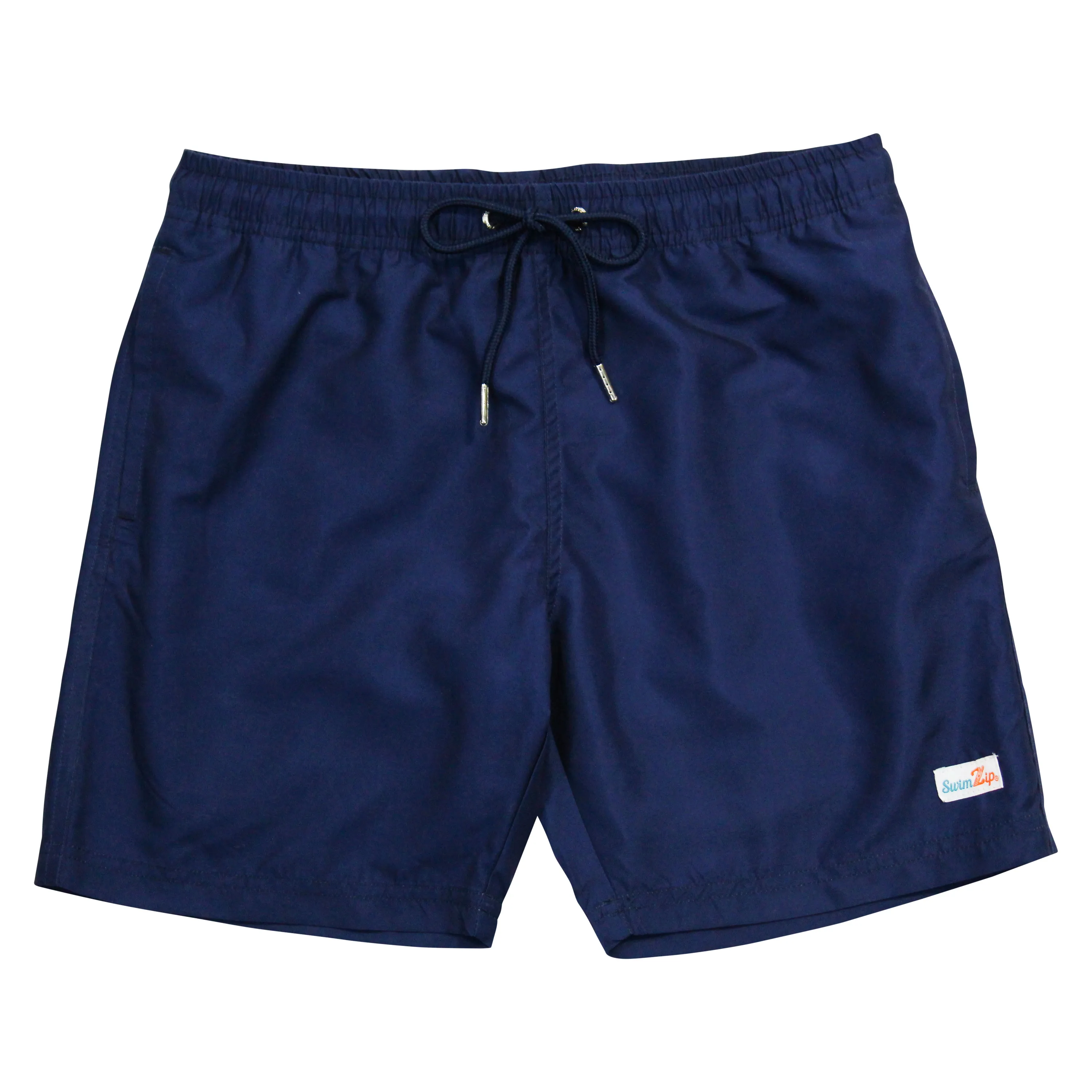 Boys Swim Trunks Boxer Brief Liner (sizes 6-14) | "Navy"