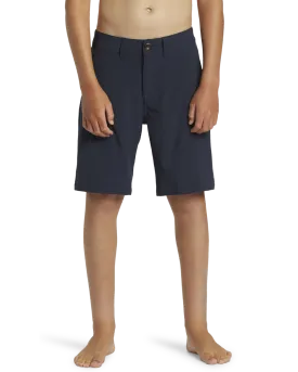 Boys Union Amphibian Boardshorts in Dark Navy