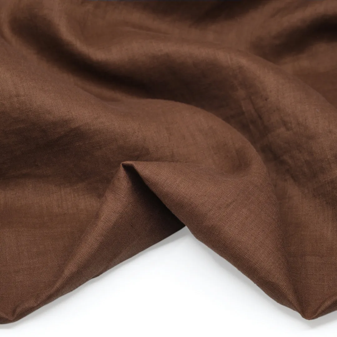 Breezy Lightweight Linen - Cocoa