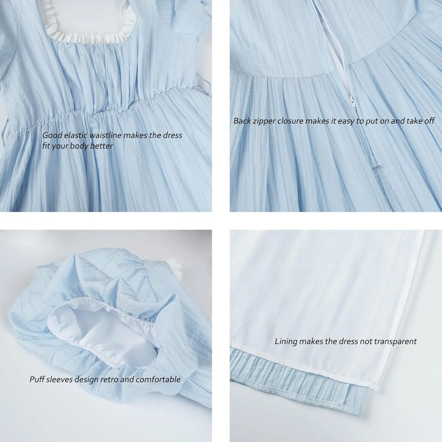 CR ROLECOS Regency Dresses for Women Puff Sleeves Empire Waist Regency Dress Victorian Tea Party Gown