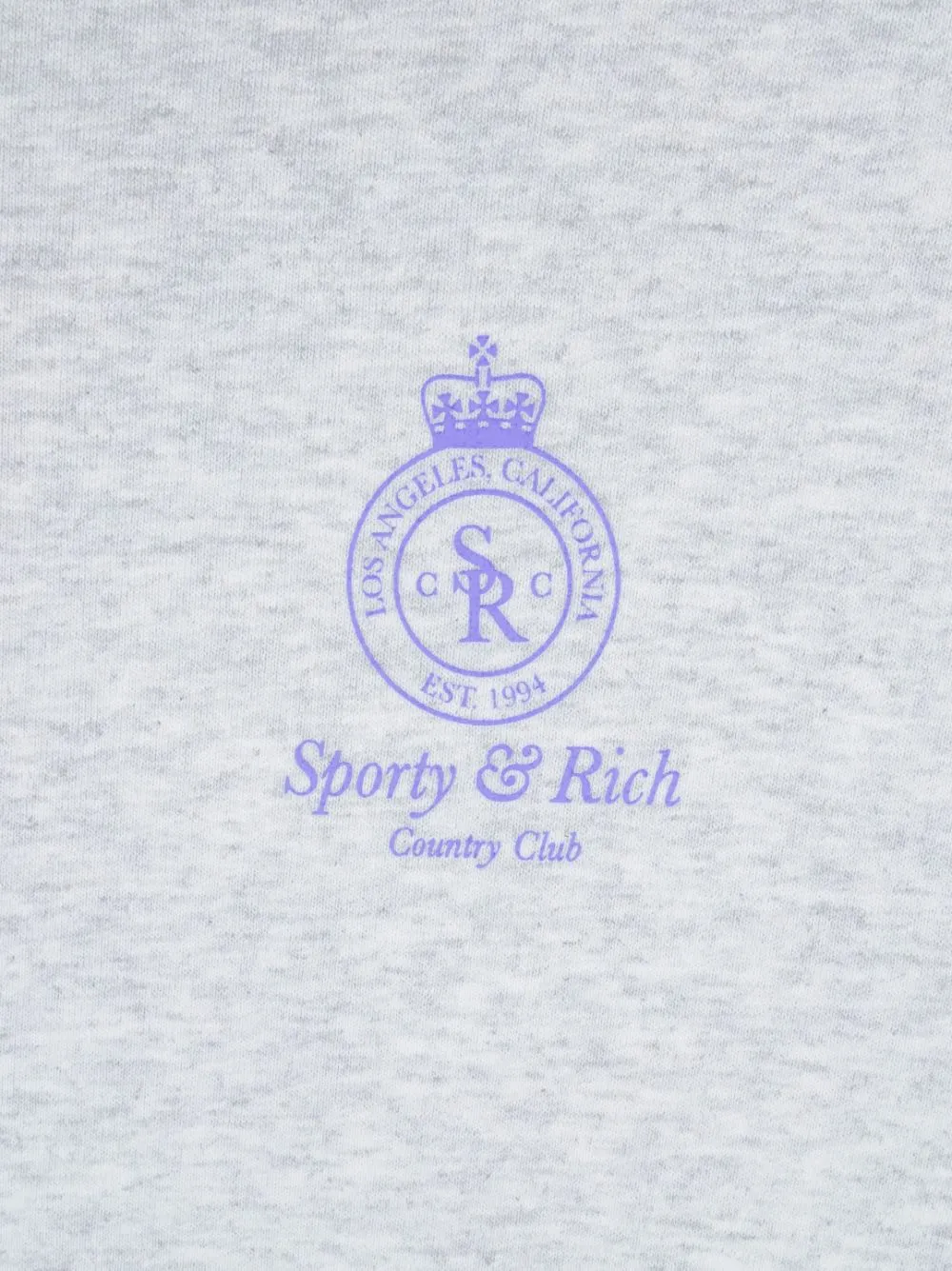 Crown motif-print sweatshirt