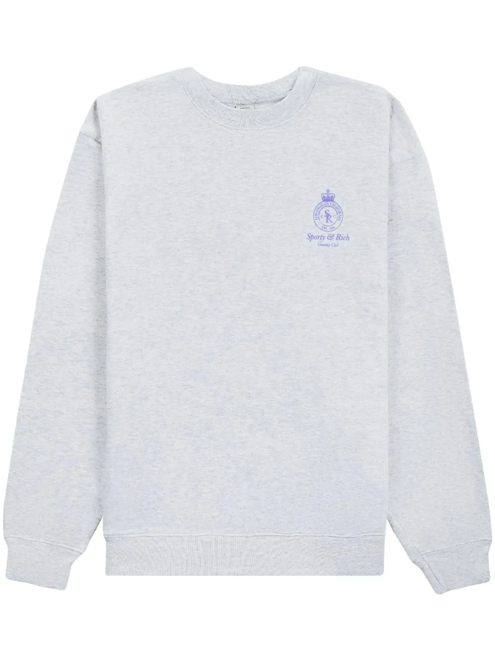 Crown motif-print sweatshirt