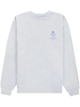 Crown motif-print sweatshirt
