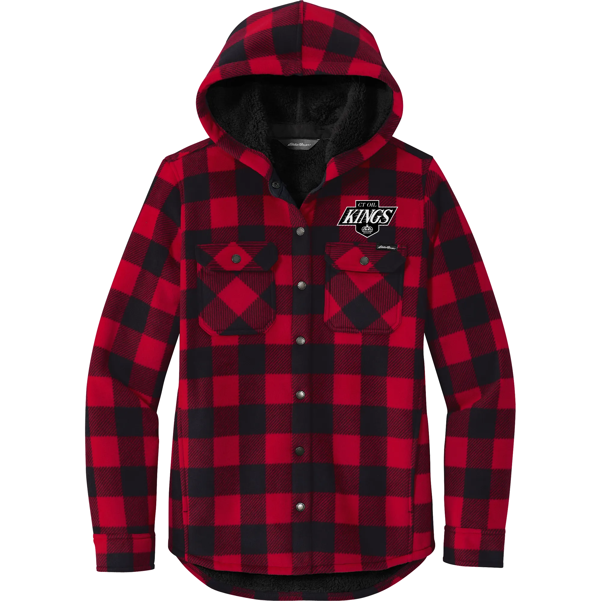 CT Oil Kings Eddie Bauer Ladies Woodland Shirt Jac