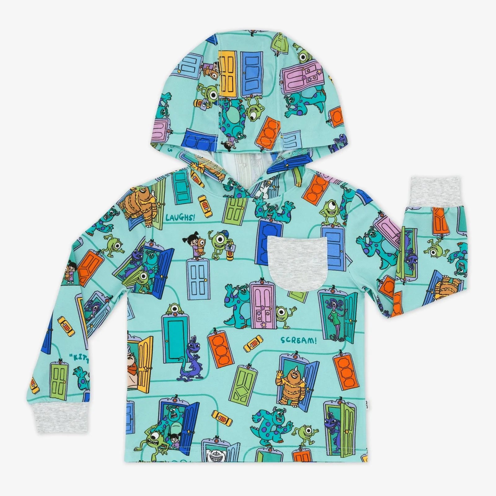 Disney Monsters, Inc. Scream Team Relaxed Hooded Tee