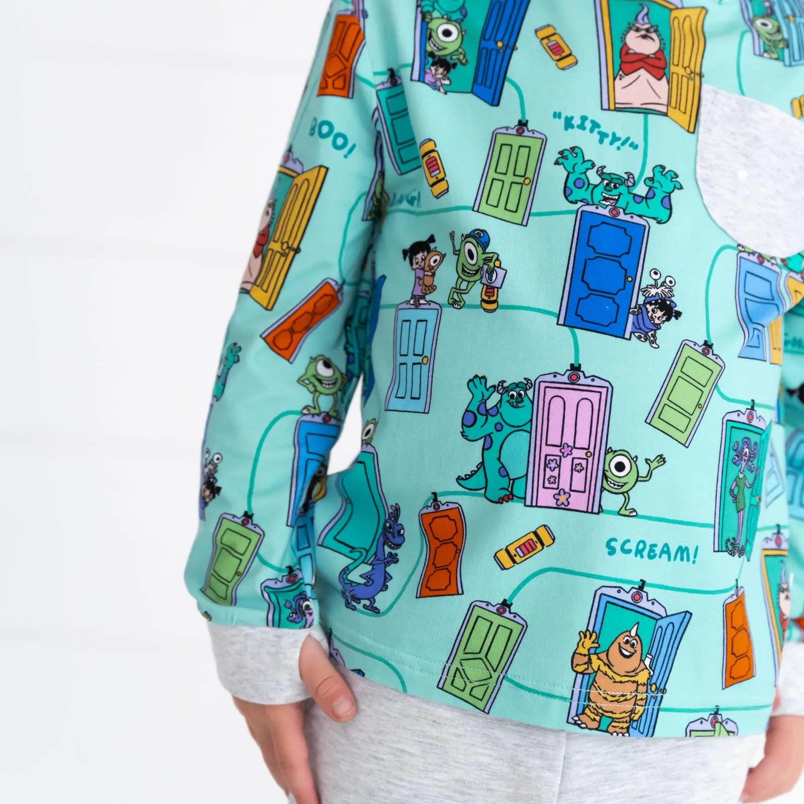 Disney Monsters, Inc. Scream Team Relaxed Hooded Tee