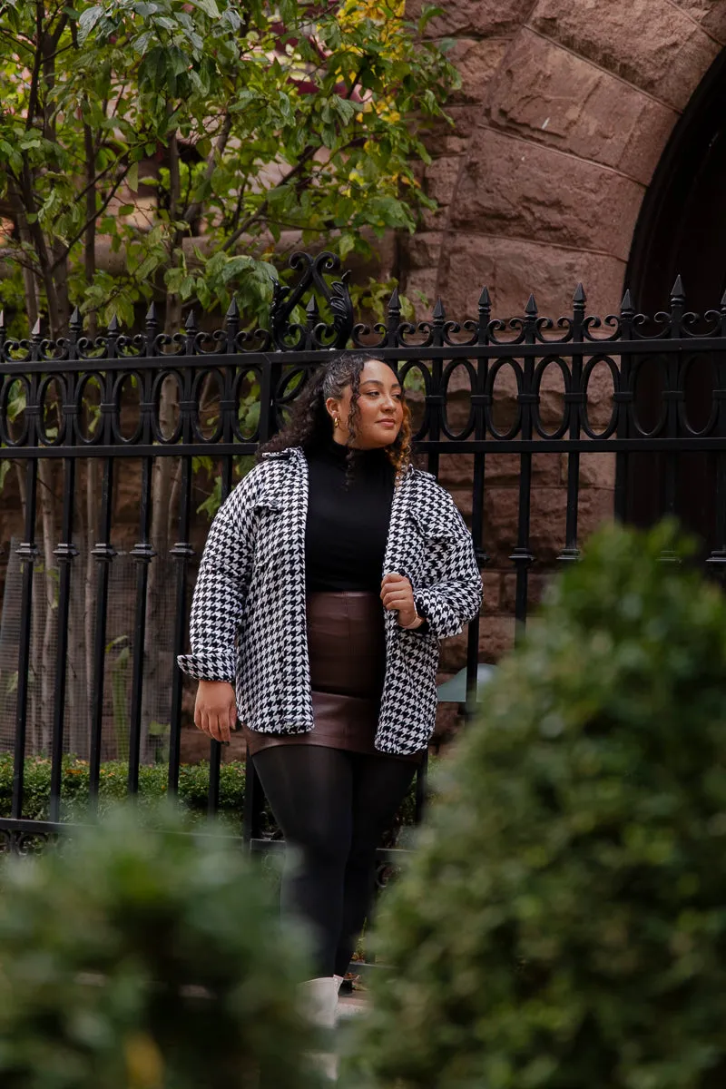 Faux Leather Mini Skirt