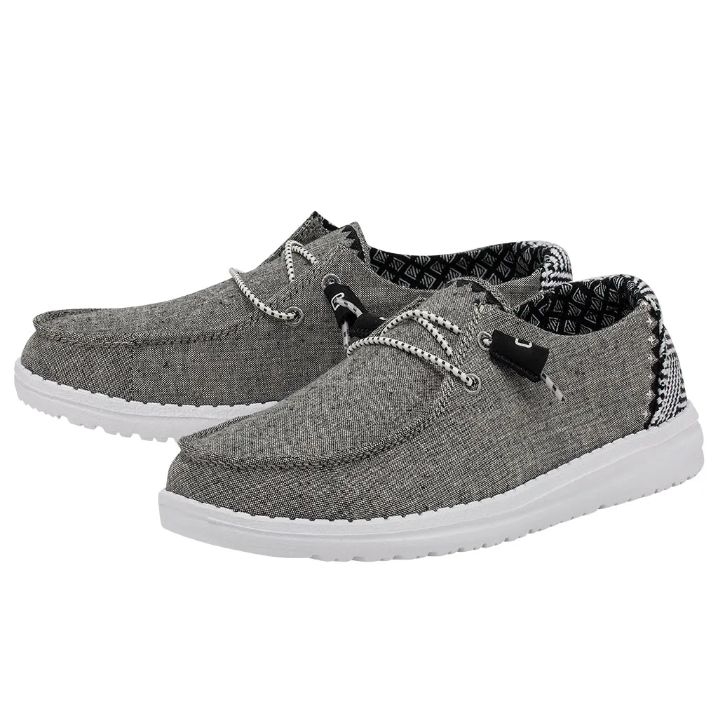 HEY DUDE WOMEN'S WENDY CHAMBRAY ONYX - 121414203