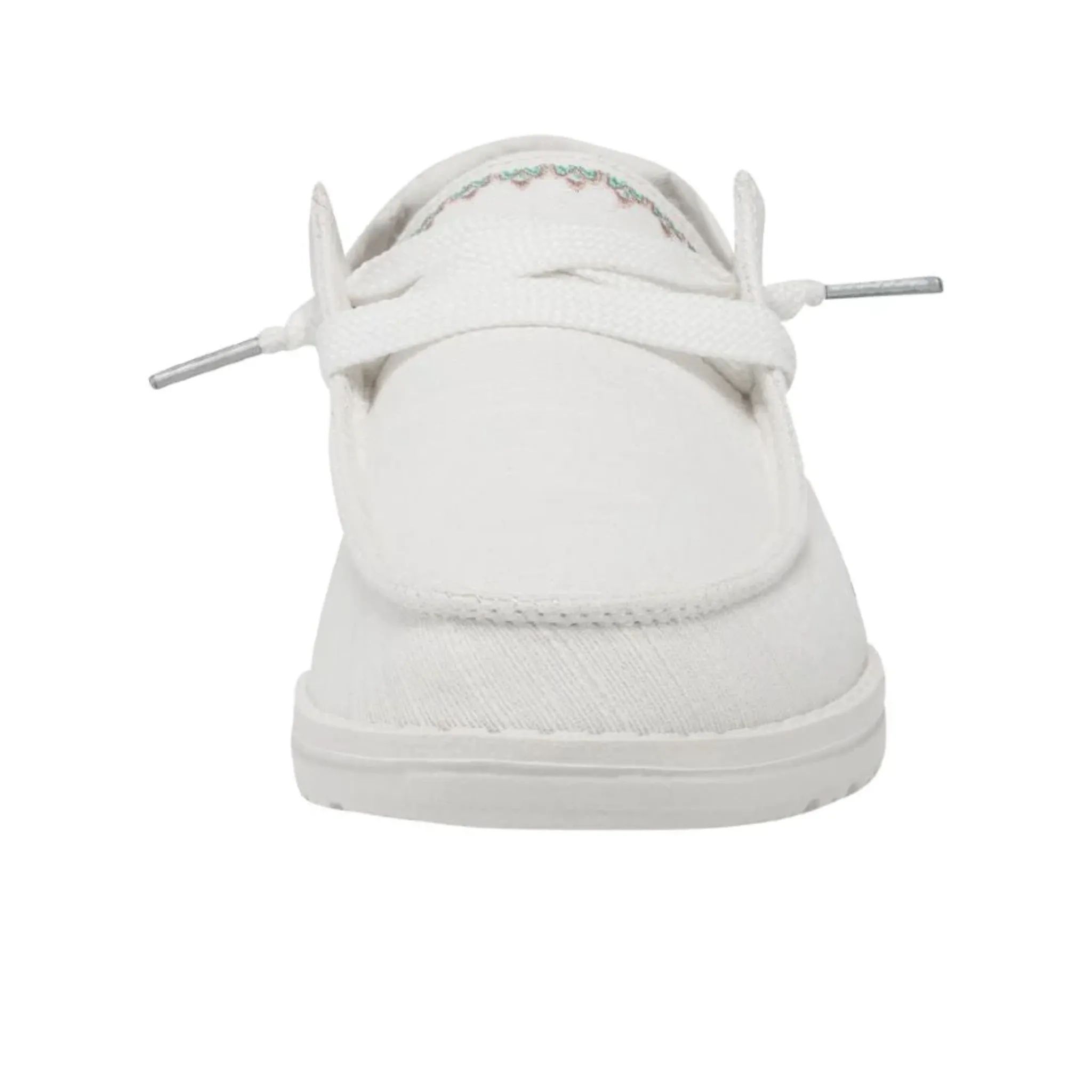 HEY DUDE WOMEN'S WENDY FLORA LILY WHITE - 400641JV