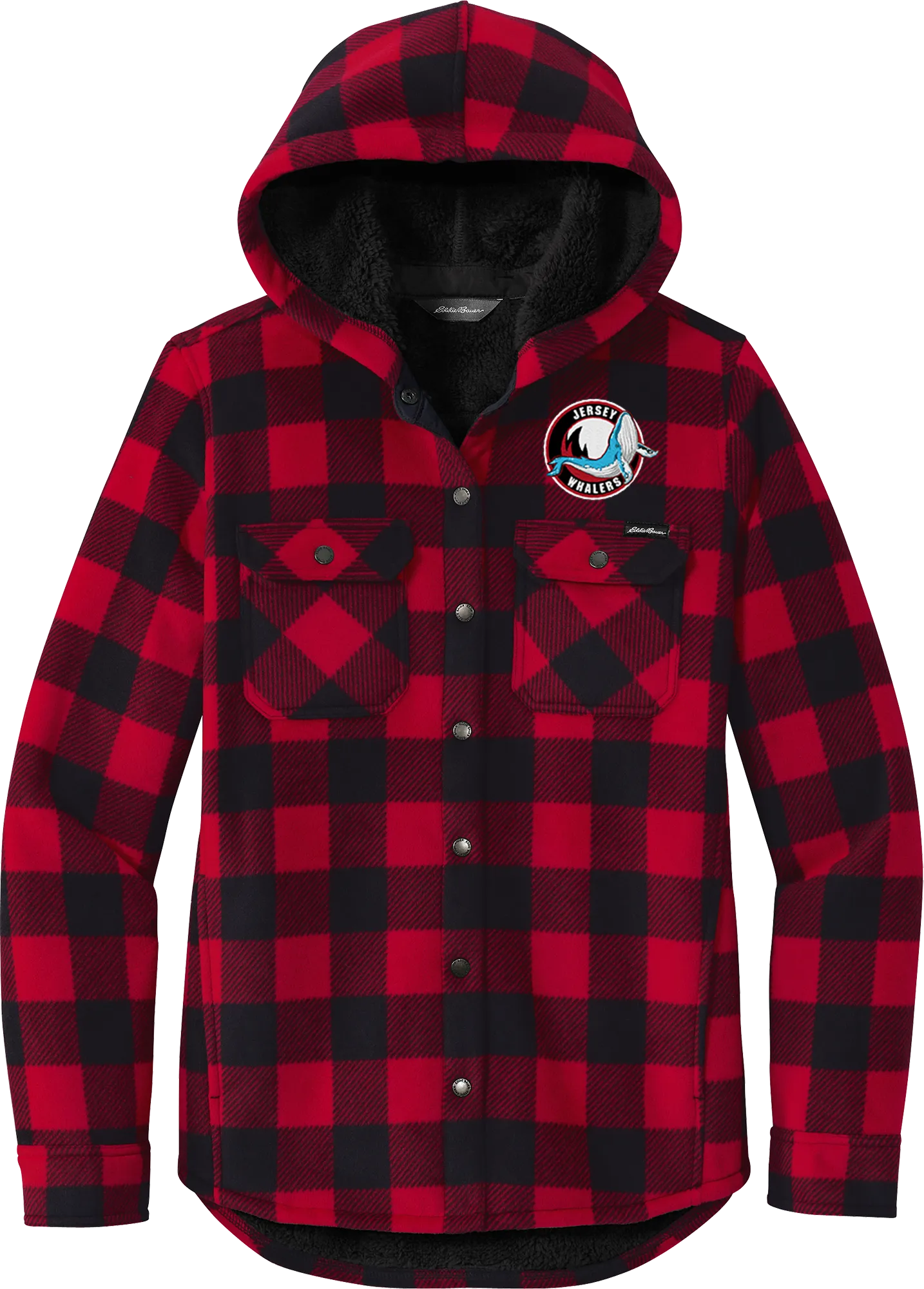 Jersey Shore Whalers Eddie Bauer Ladies Woodland Shirt Jac