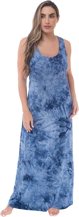 Just Love Racer Back Solid Tank Dress with Bungee