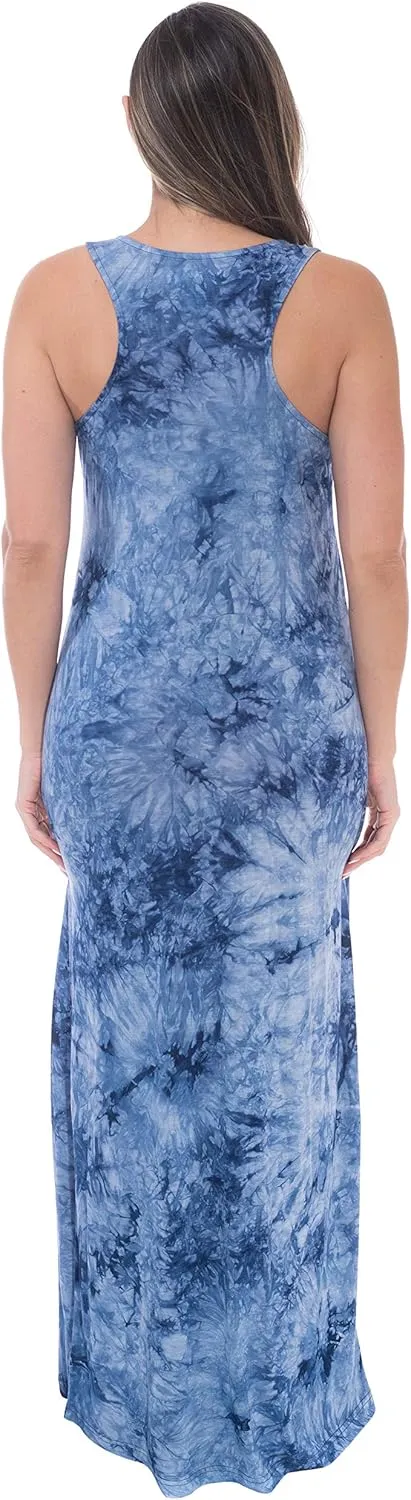 Just Love Racer Back Solid Tank Dress with Bungee