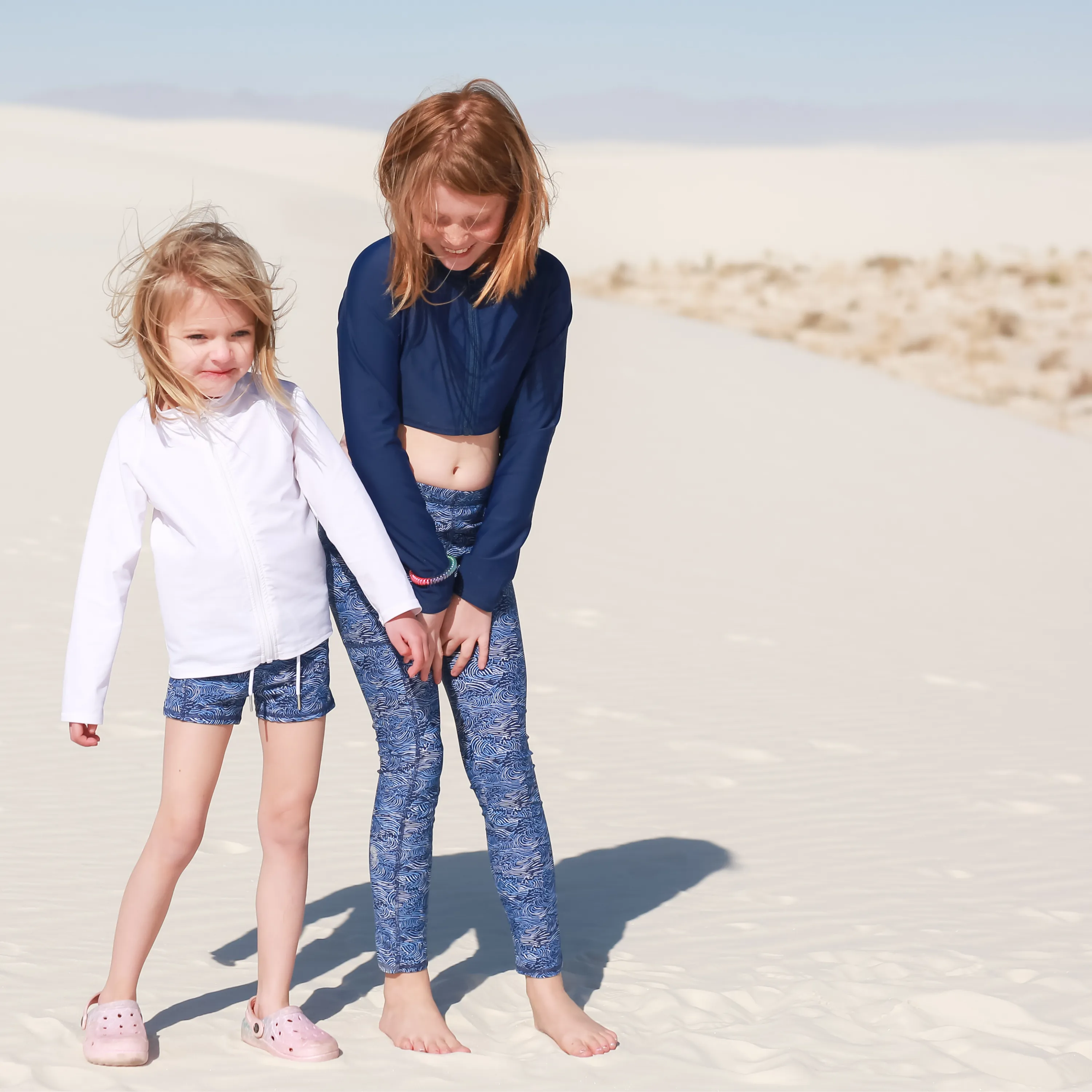Kids Euro Swim Shorties | "Ocean Breeze"