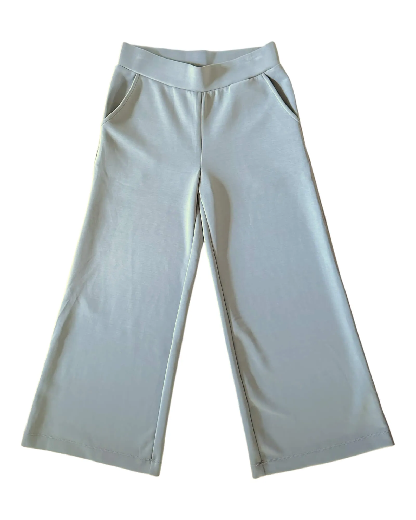 Light Summer Willow Gray Wide Leg Pant