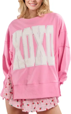 LILTWIST Cute Heart Graphic Sweatshirts Holiday Love Sweater Shirts for Women Sequin Cowboy Boots Long Sleeve Tops with Heart