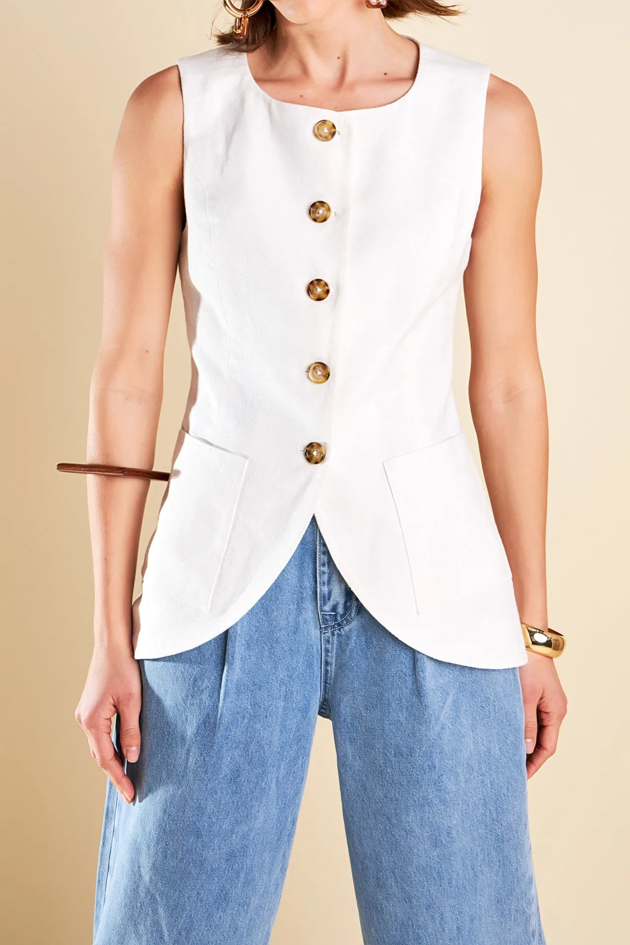 Linen Waistcoat