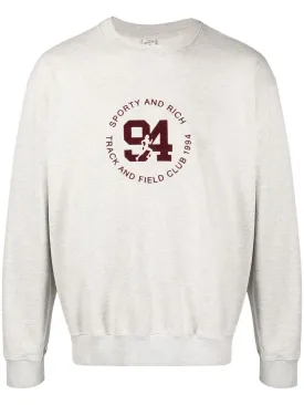 logo-print crew-neck sweatshirt