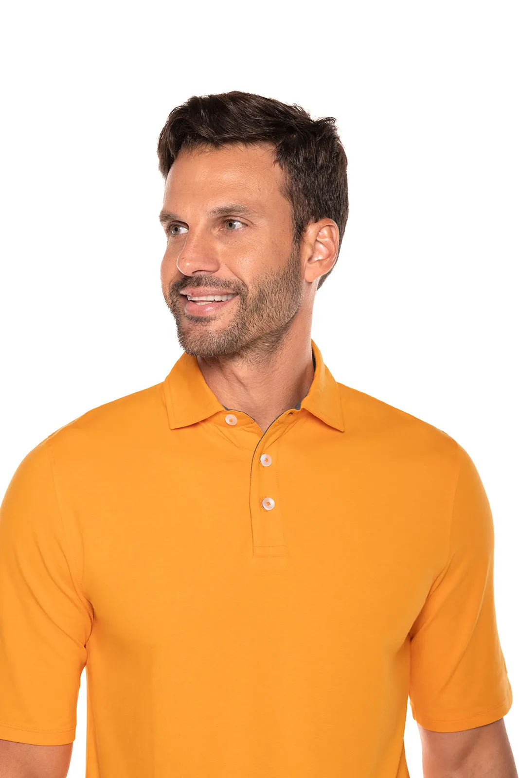 Men's Bal Harbour Short Sleeve Polo  |  Apricot Crush