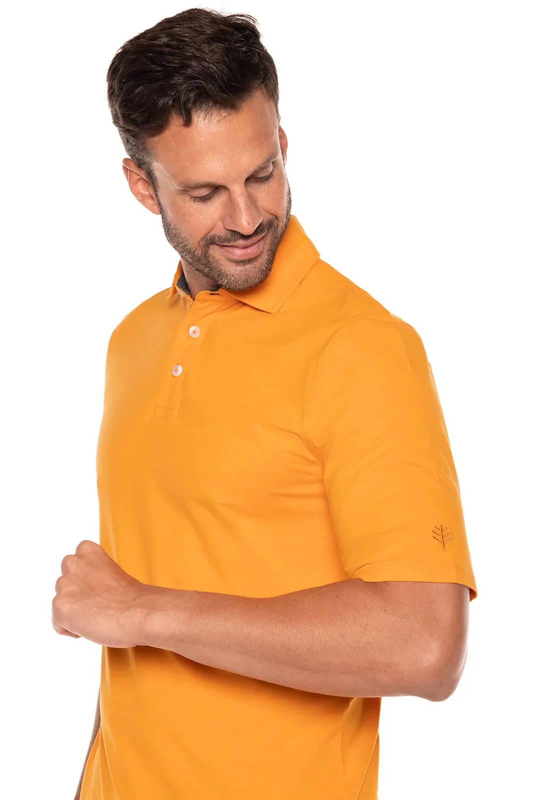 Men's Bal Harbour Short Sleeve Polo  |  Apricot Crush