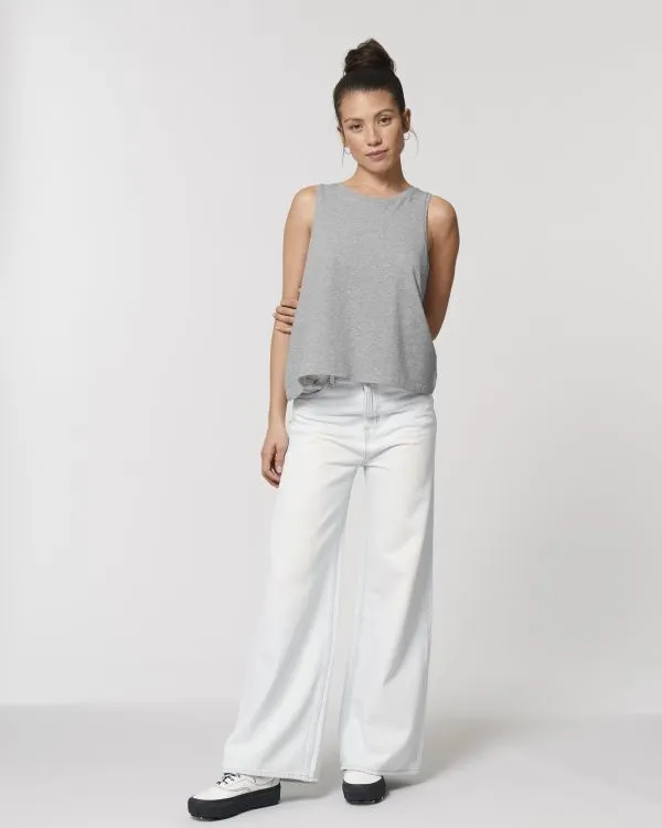 Organic Women's Cropped Tank - 120 g/m² | Stella Dancer STTW038