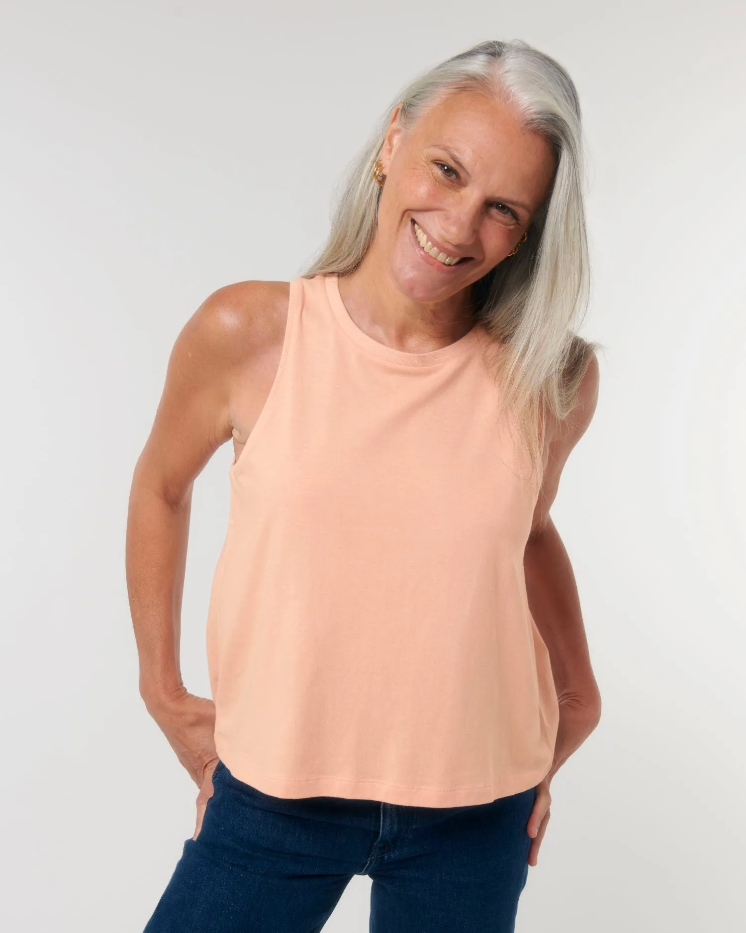 Organic Women's Cropped Tank - 120 g/m² | Stella Dancer STTW038
