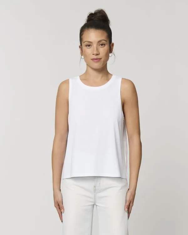 Organic Women's Cropped Tank - 120 g/m² | Stella Dancer STTW038