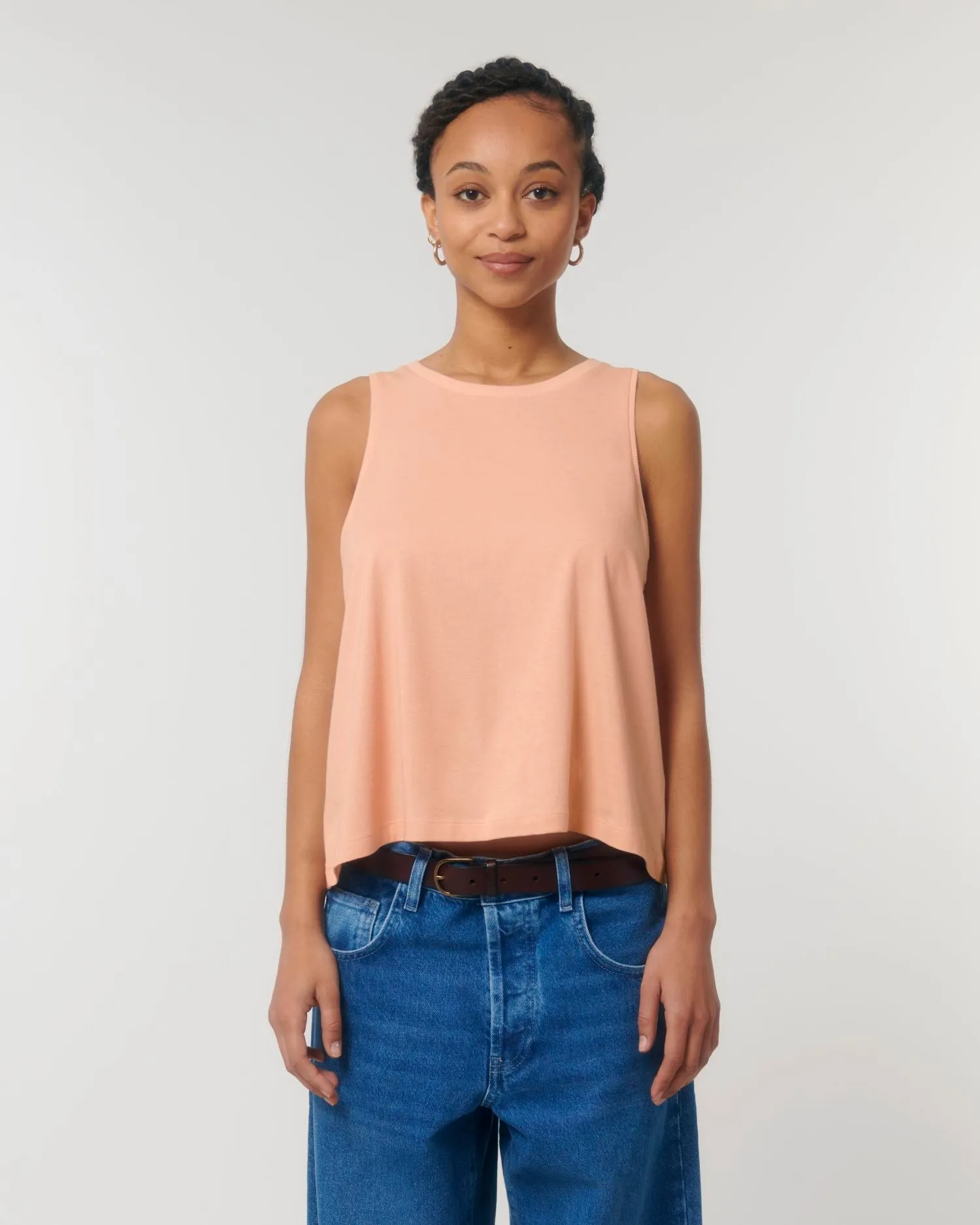 Organic Women's Cropped Tank - 120 g/m² | Stella Dancer STTW038