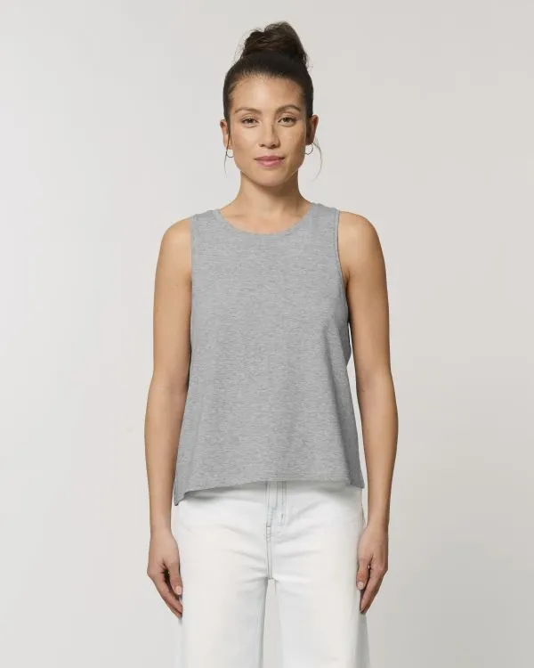 Organic Women's Cropped Tank - 120 g/m² | Stella Dancer STTW038