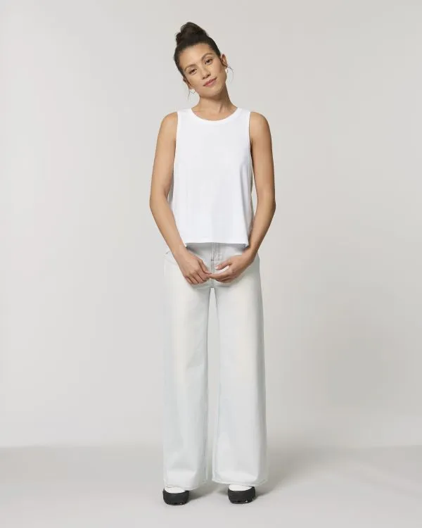 Organic Women's Cropped Tank - 120 g/m² | Stella Dancer STTW038