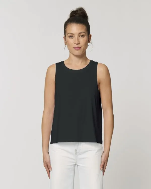Organic Women's Cropped Tank - 120 g/m² | Stella Dancer STTW038