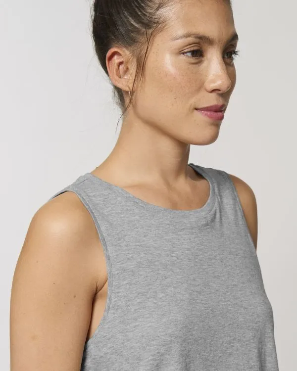 Organic Women's Cropped Tank - 120 g/m² | Stella Dancer STTW038