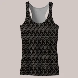 Psychedelic Tank Top (UV/RGB, Eco-Friendly, Womens, Racerback) | TRISKELE