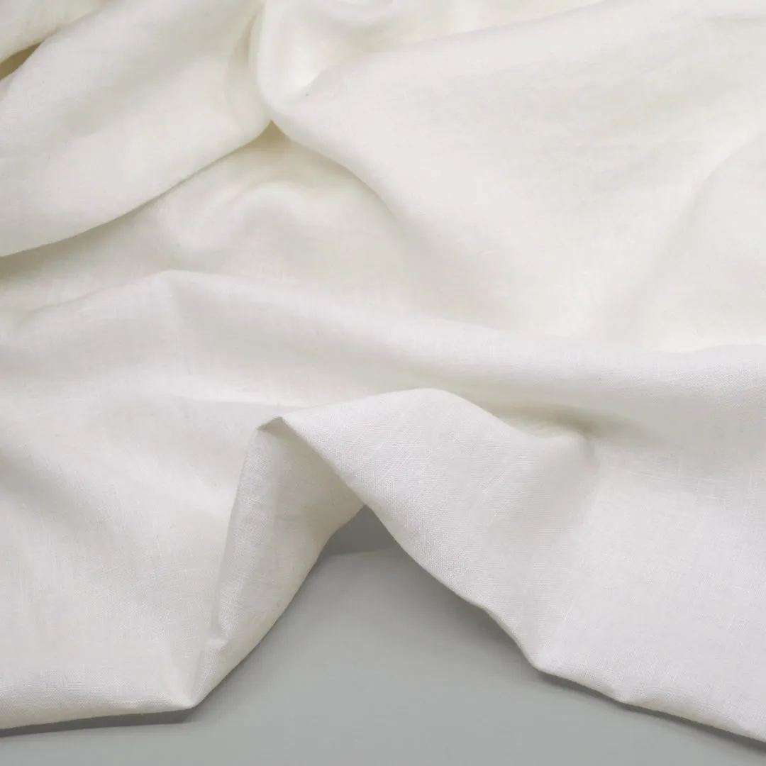 Remnant - 2.6m - Breezy Lightweight Linen - White