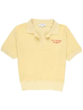 SR Tennis terry cloth-effect polo shirt