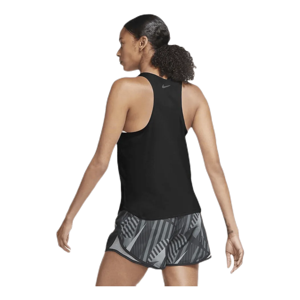 Swoosh Run Tank White/Black