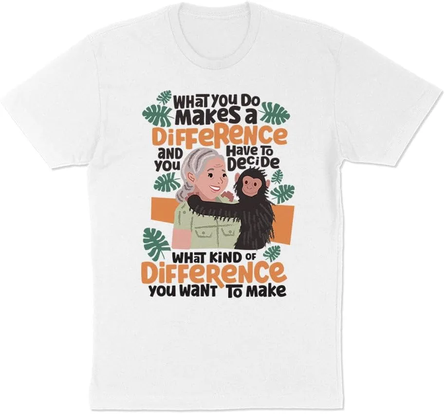 TeesAndTankYou Jane Goodall Quote Shirt Unisex