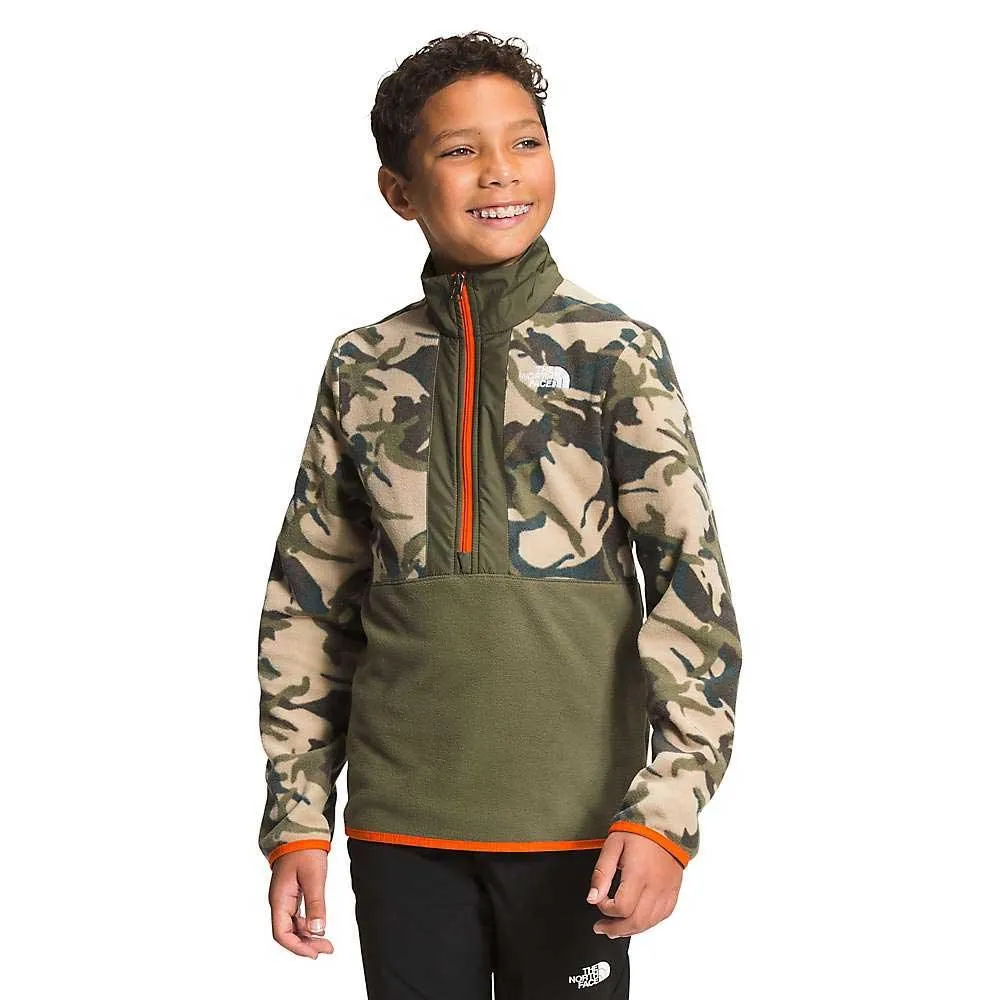 The North Face Youth Printed Glacier 1/4 Zip Top