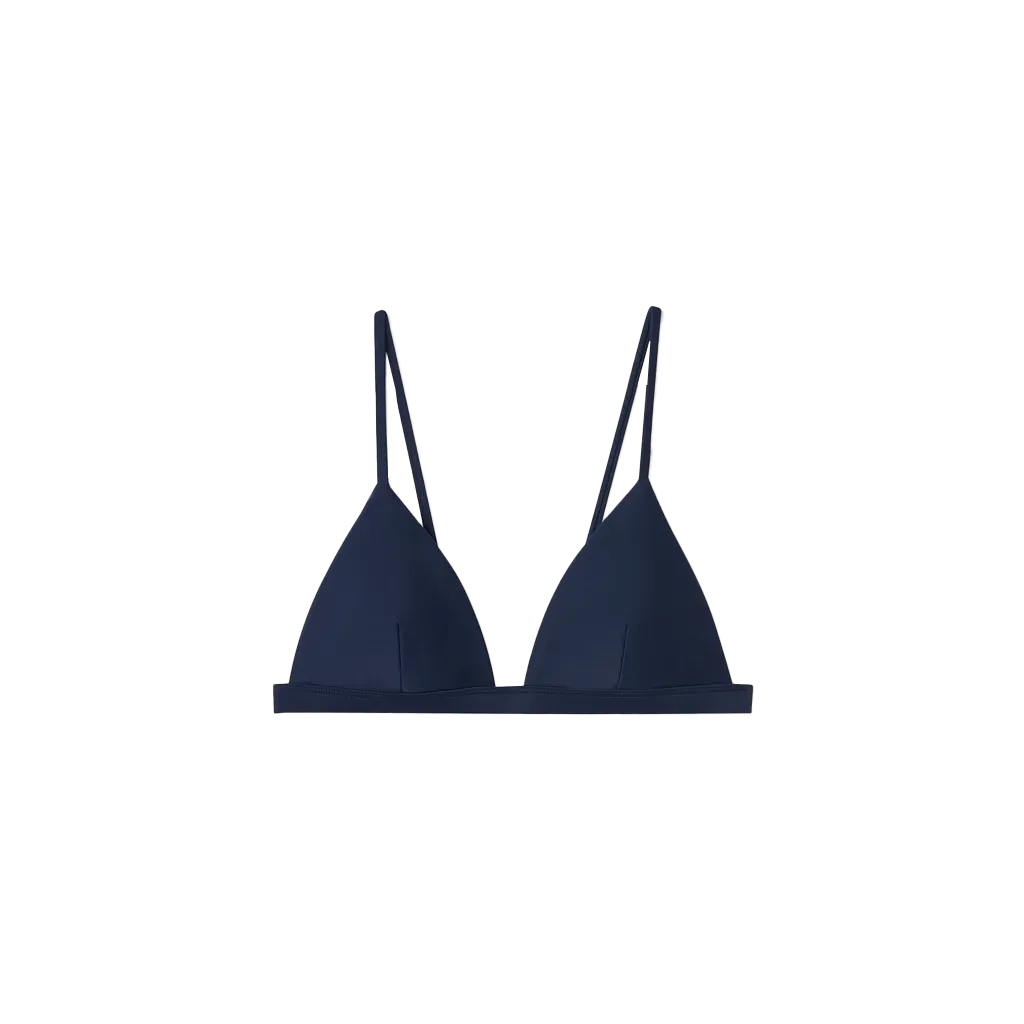 The Triangle Bikini Top - Deep Sea