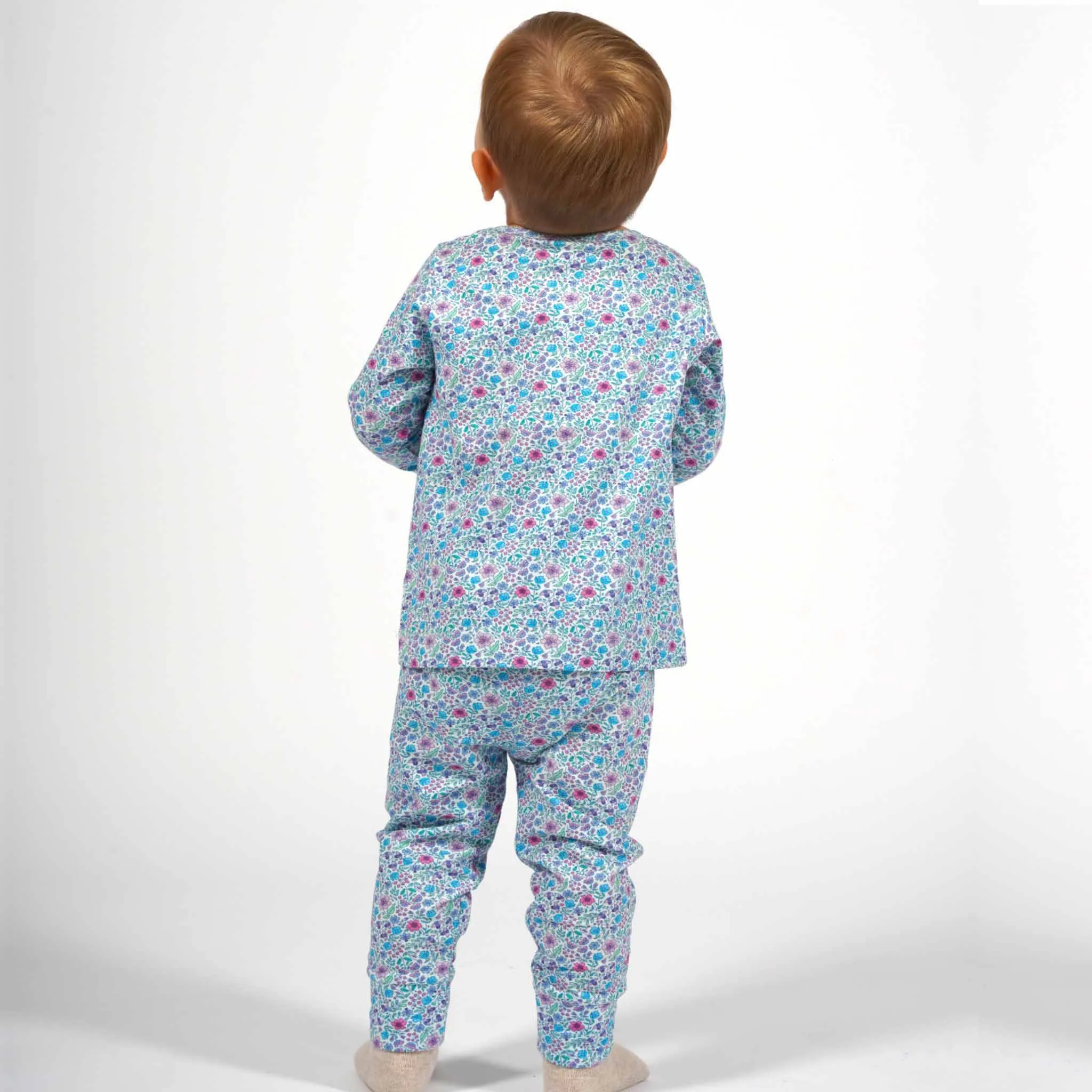 Timeless PJ Set | Ditsy Blue