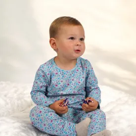 Timeless PJ Set | Ditsy Blue