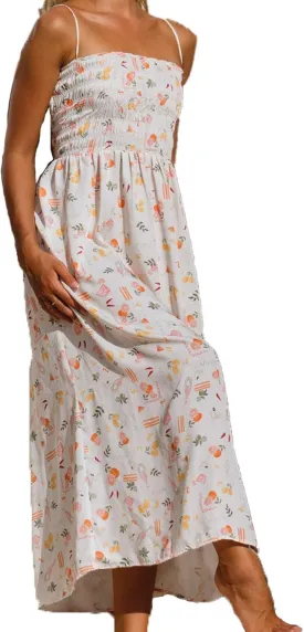 Women Boho Floral Long Dress Graffiti Backless Cami Dress Flowy Sleeveless Maxi Sundress Summer Holiday Beachwear