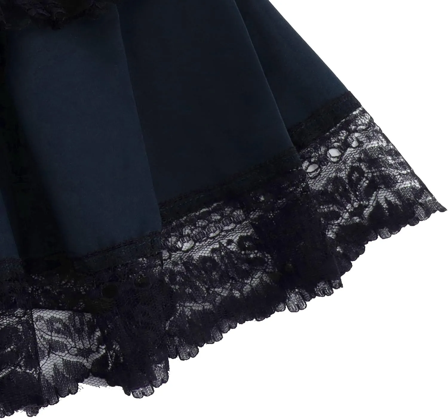 Womens Mini Gothic Skirt Tie Waist Lace Up Double Layered Ruffles Y2k Punk Emo Skirt with Chain