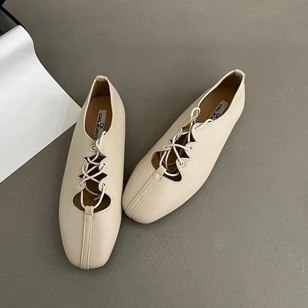 Women's Retro Hollow Strap Round Toe Mary Jane 24849657S