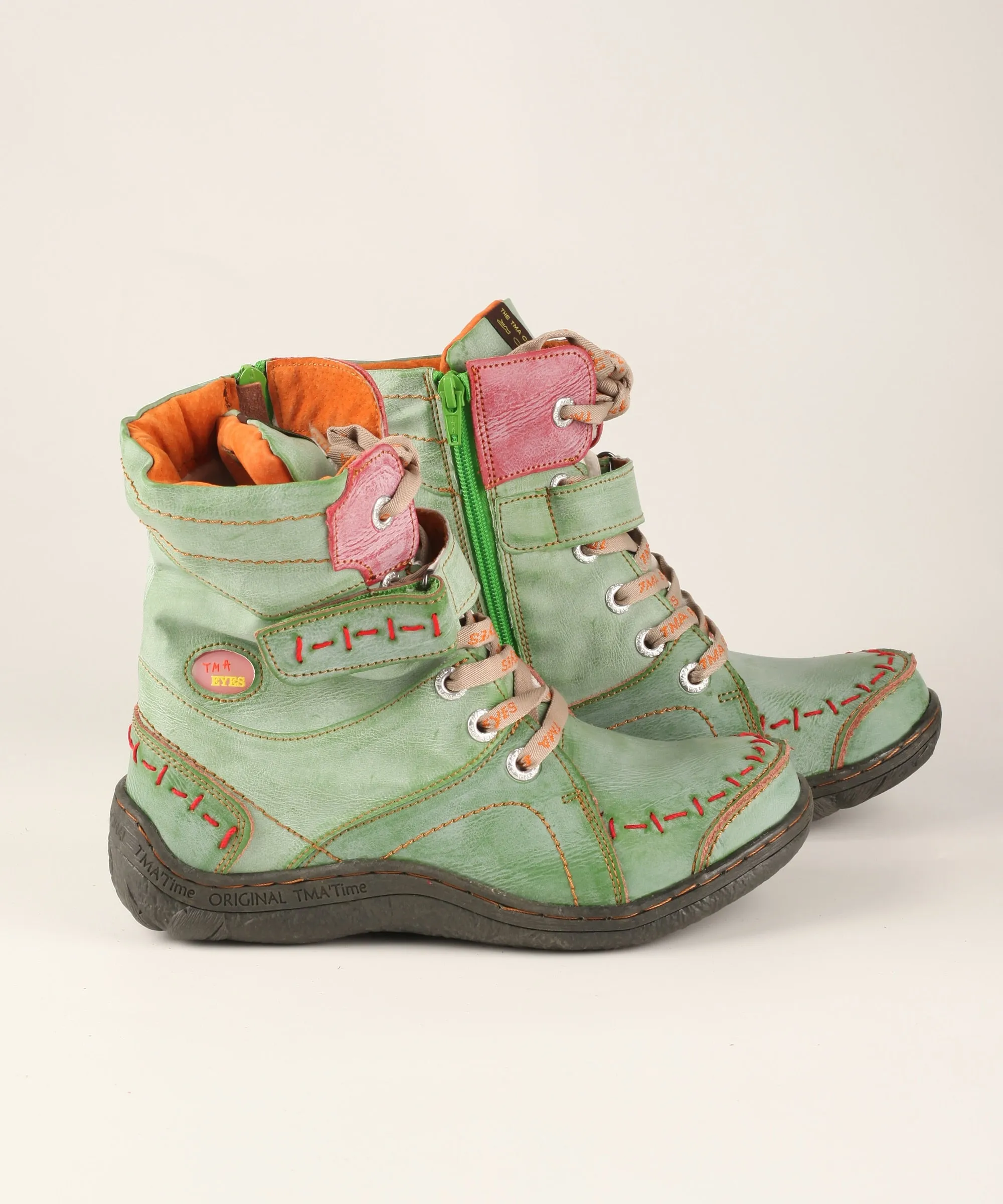 Women's Washed Leather Hand Stitched Radiant Rebel Shorties