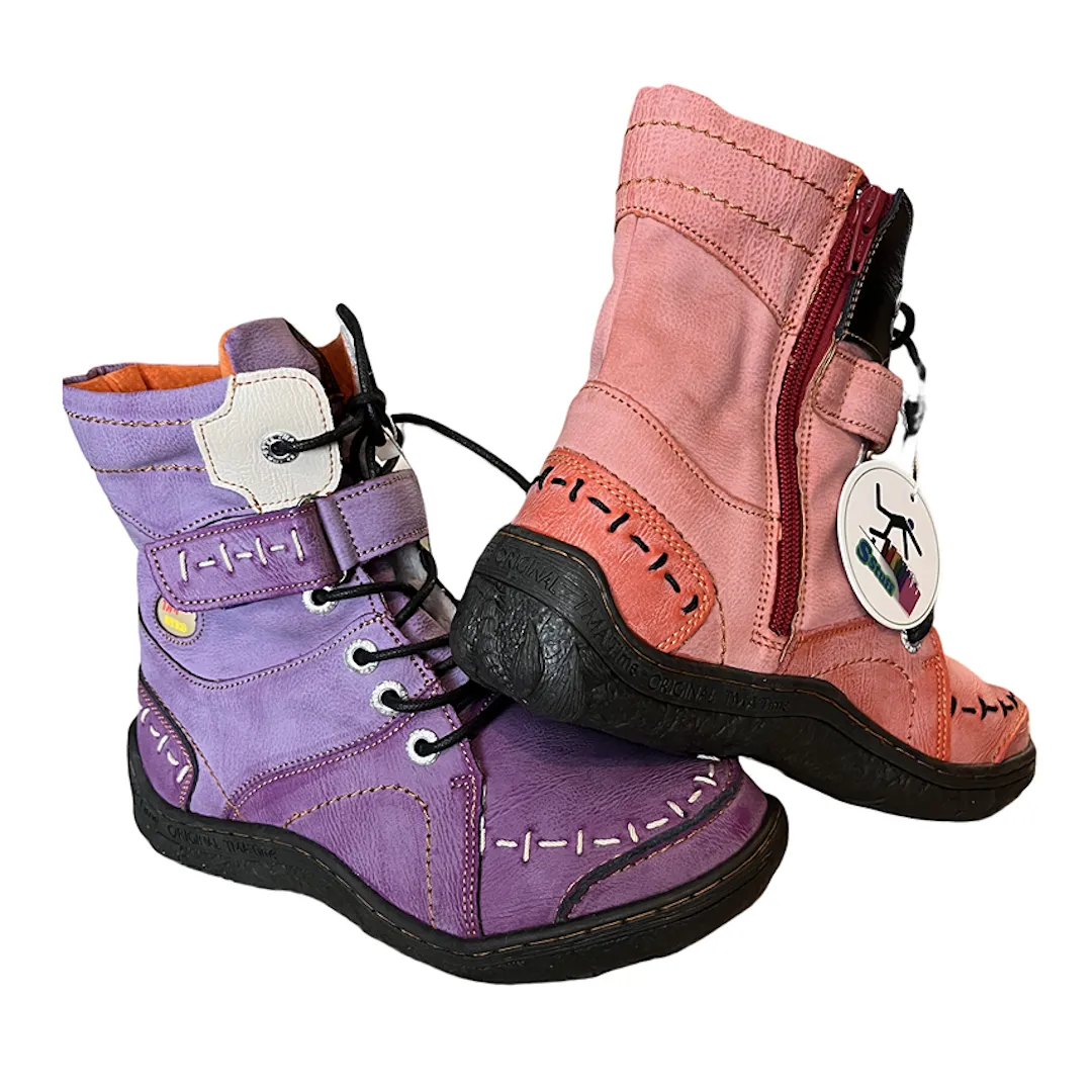 Women's Washed Leather Hand Stitched Radiant Rebel Shorties